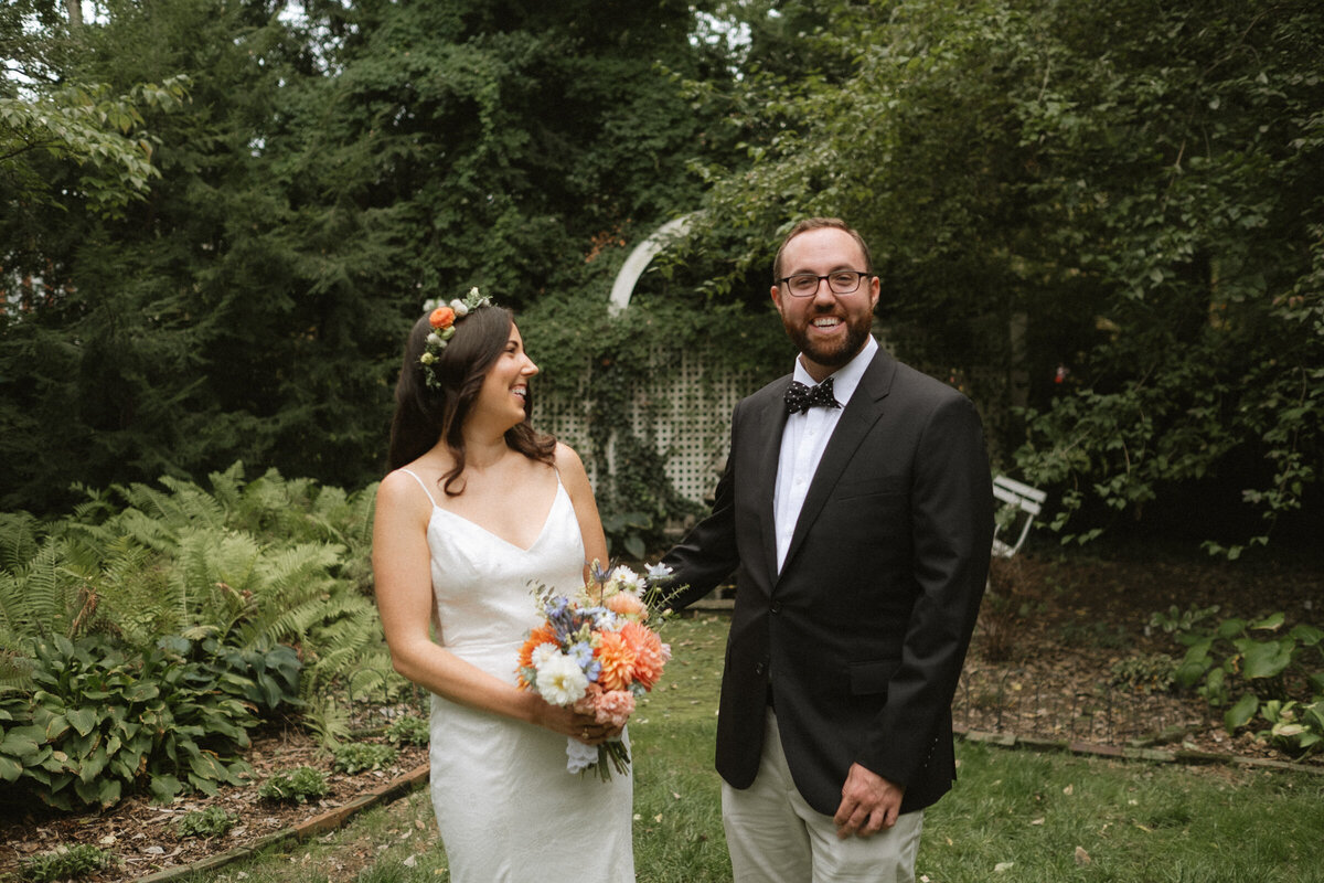 documentary photographer garden greenhouse wedding-48