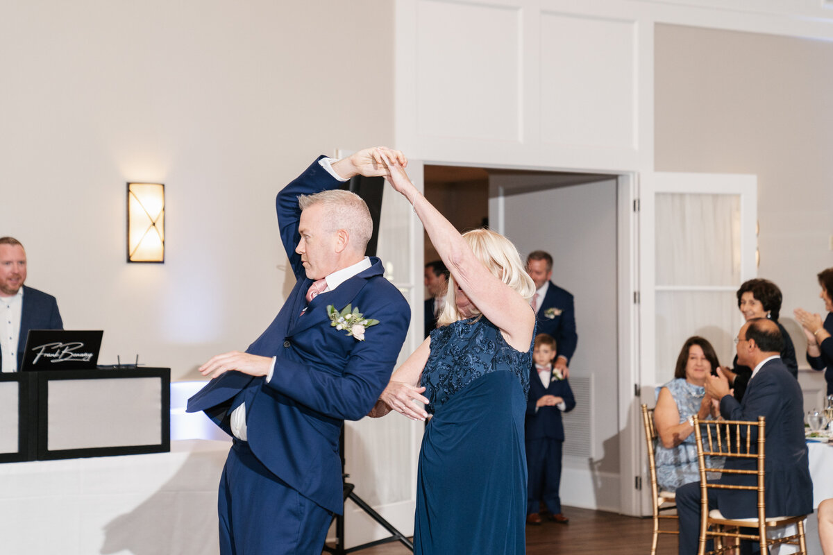 Candid wedding reception moments at Waverly Oaks in Plymouth