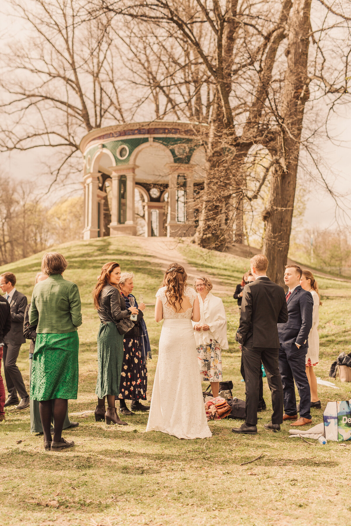 Bröllop vid Ekotemplet Hagaparken