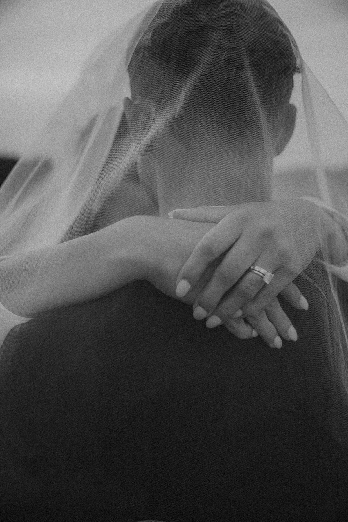 Intimate wedding moment captured in Michigan