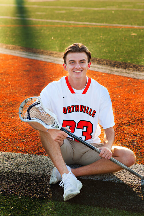 Northville Novi High School Lacrosse  Senior Portrait Photos