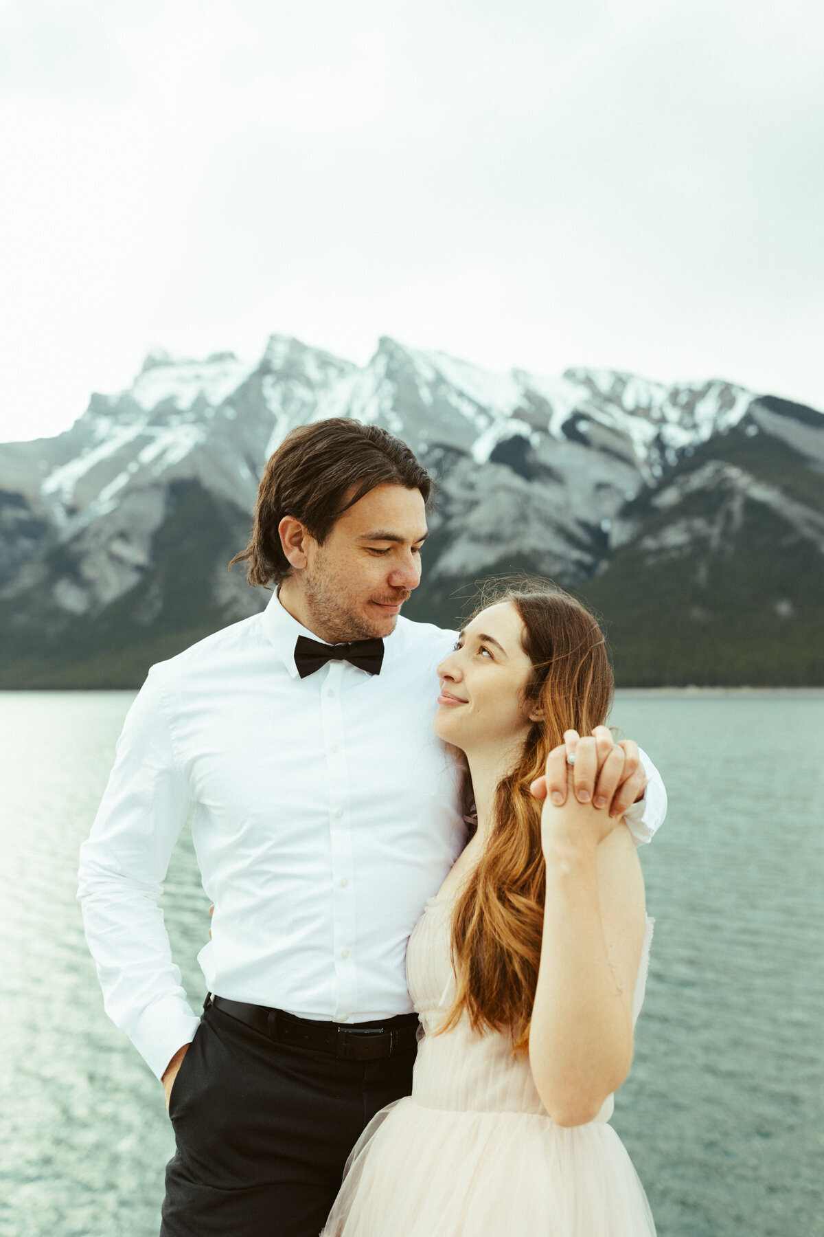 lake-minnewanka-banff-alberta-elopement| Ashley Seinen Photo-241