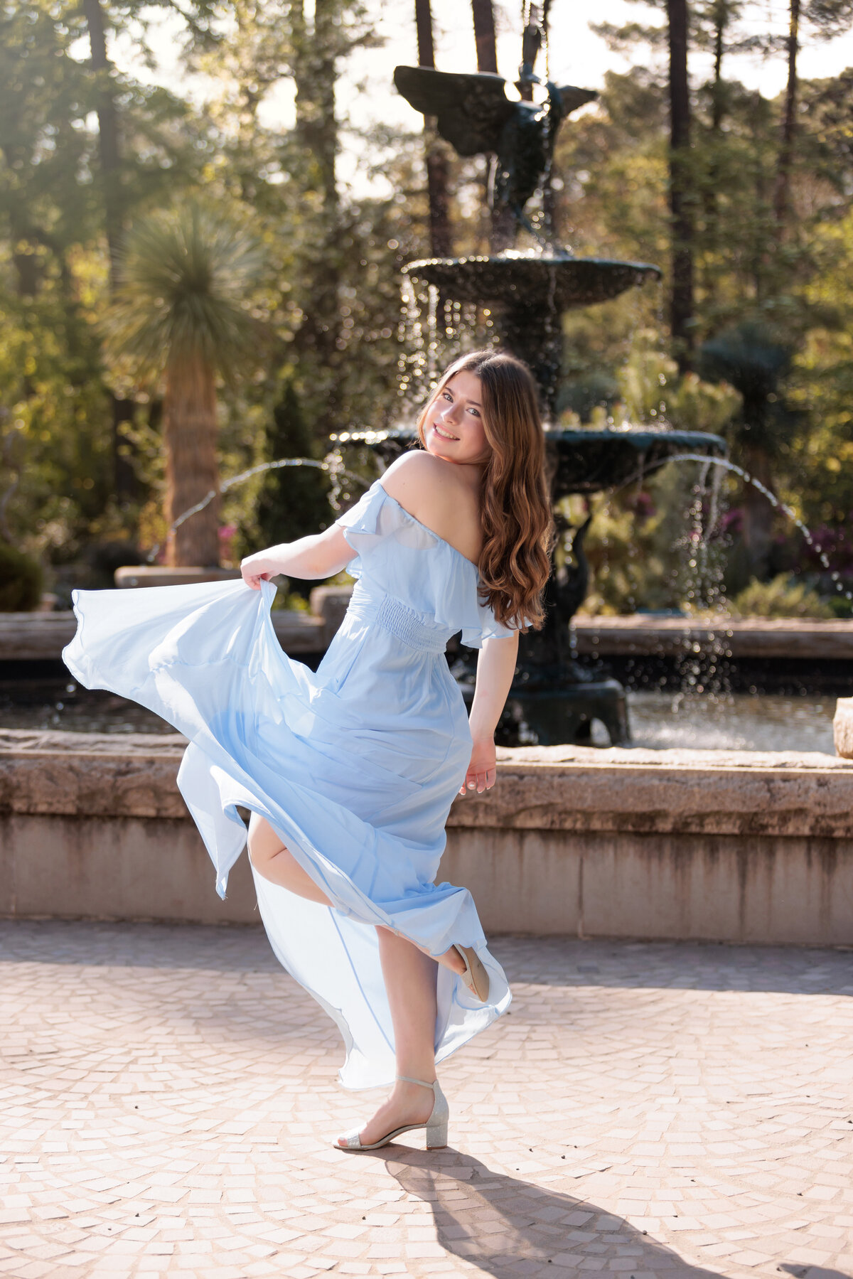 Duke Gardens perfect location for portraits.