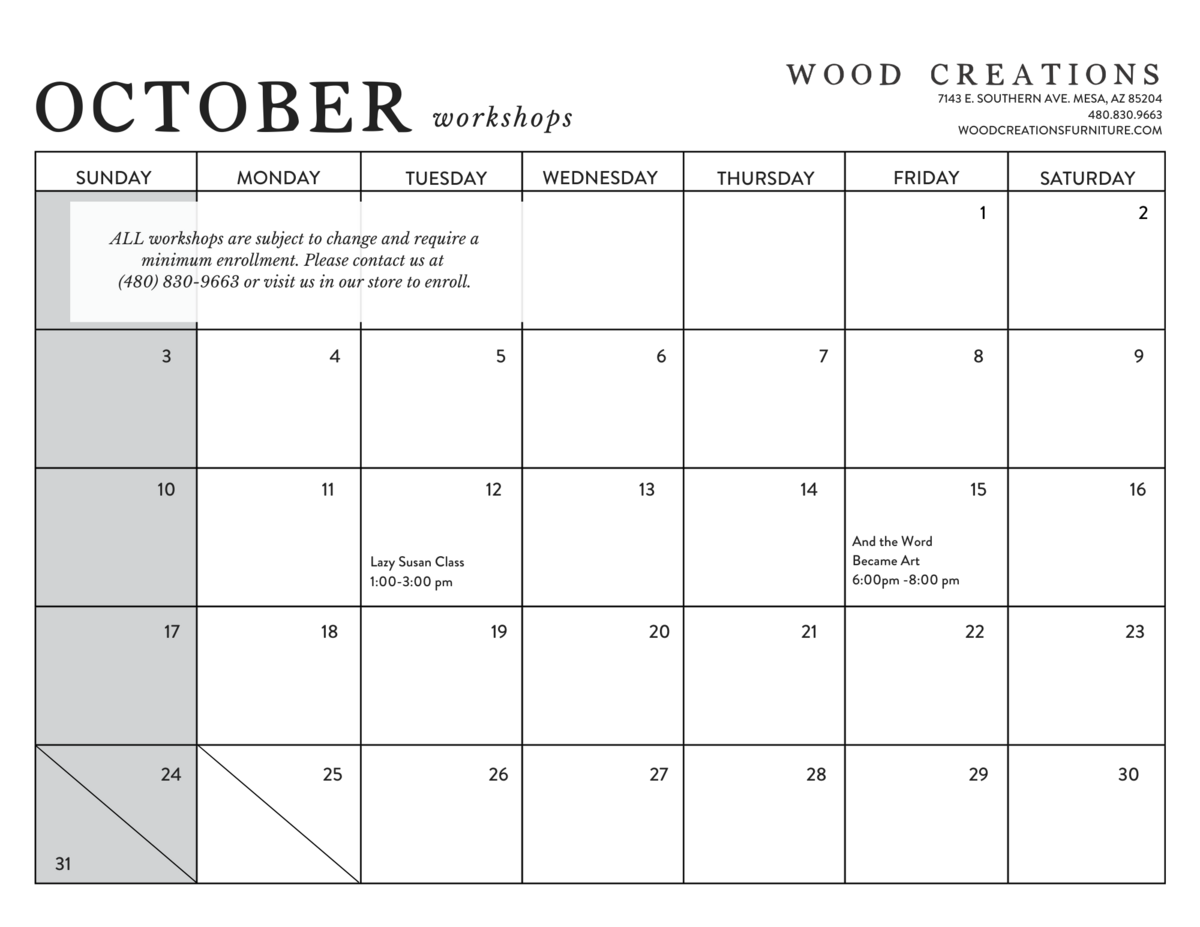 October