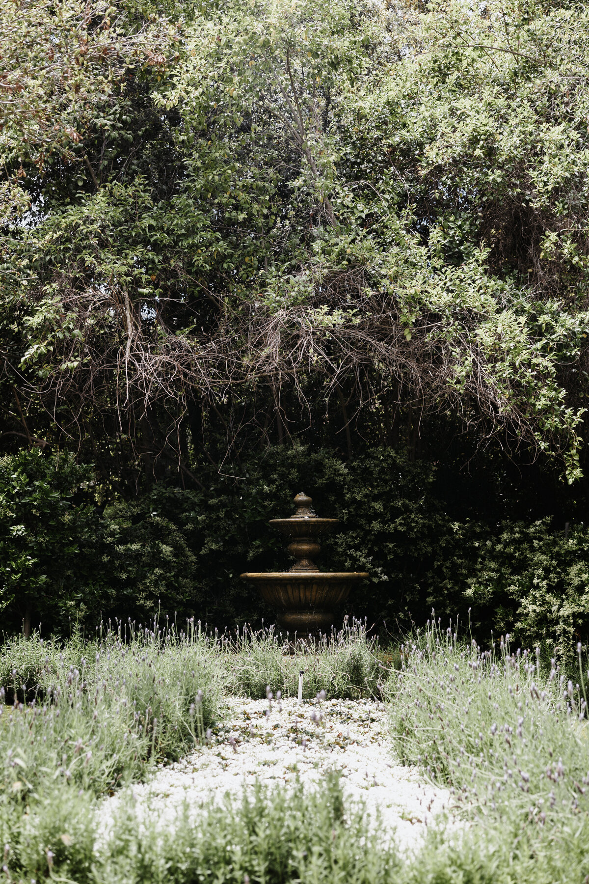 Stonehurst Malibu wedding fountain