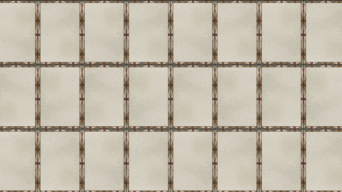 Branded Glass Window Pattern
