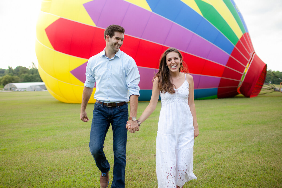 Hot Air Balloon Engagement Session-29