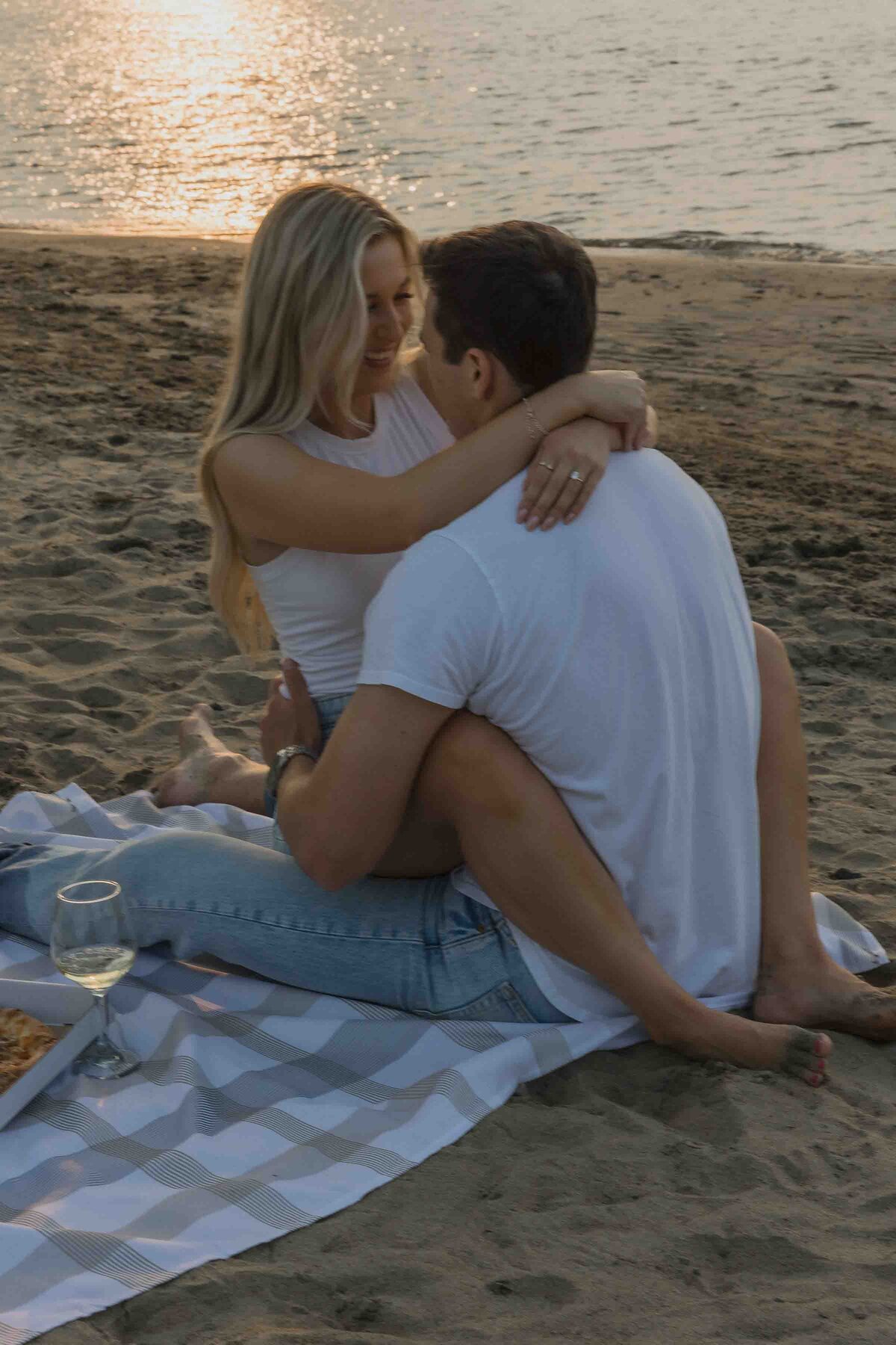 Petrie Islands Beach Engagement Photos Ottawa -  Sonia V Photography