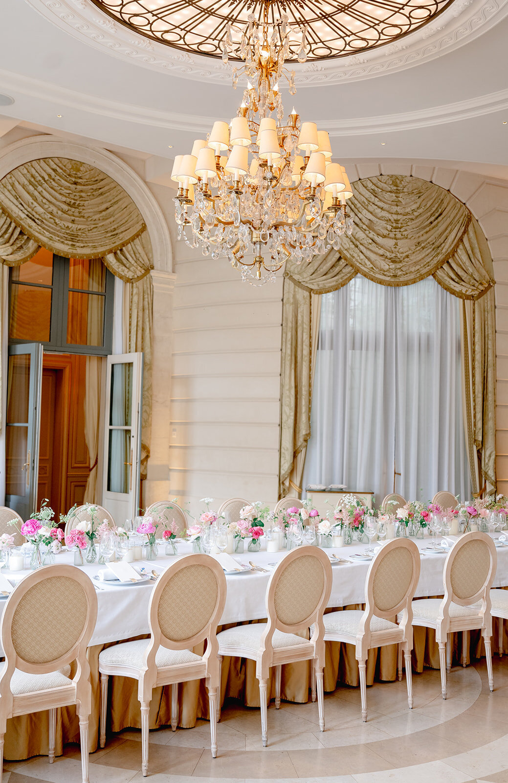 Ballroom wedding Ritz Paris