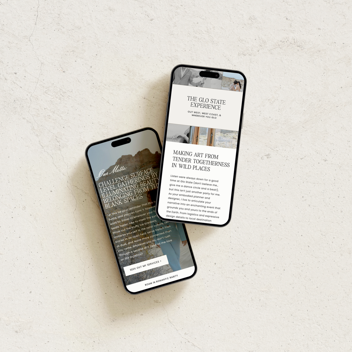 Glo State Experiences Mobile Mockup 1