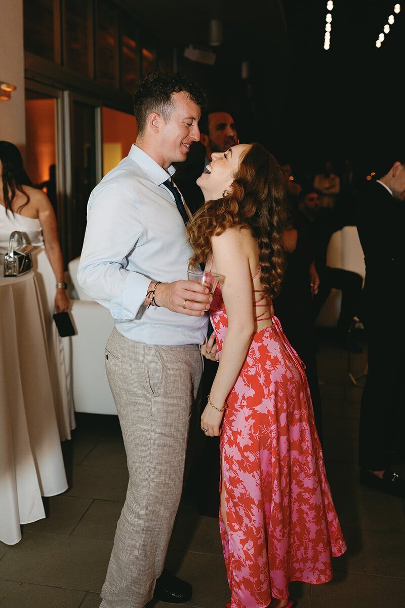 guests dancing at the penthouse at riverside wharf​