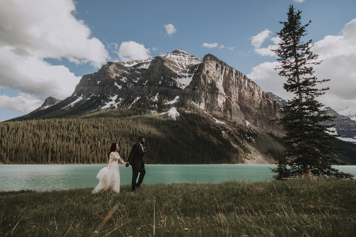 Lake Louise Intimate Elopement with Rocky Mountain Elopements-11