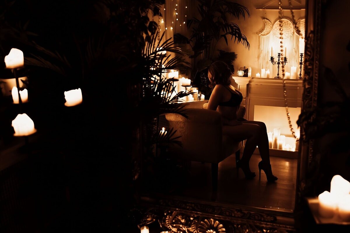 Candlelight Boudoir Photography in Vancouver