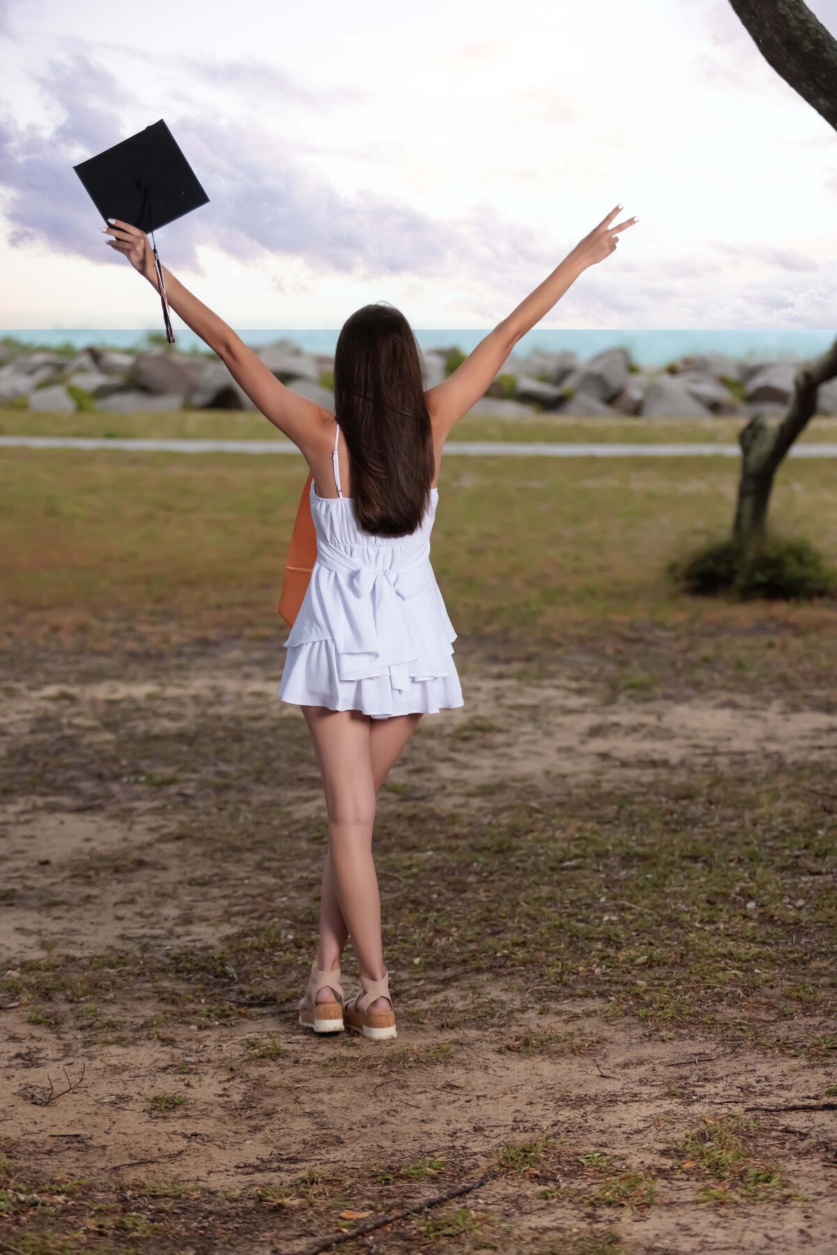 Graduation pics at NC coast