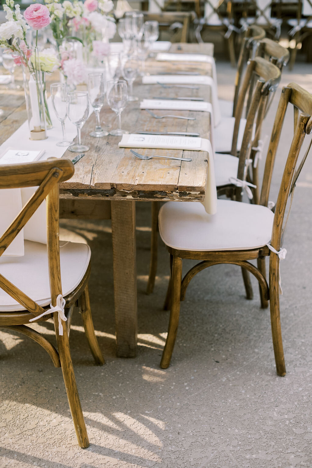 Al Fresco Wedding Reception | Hannah Constein Photography