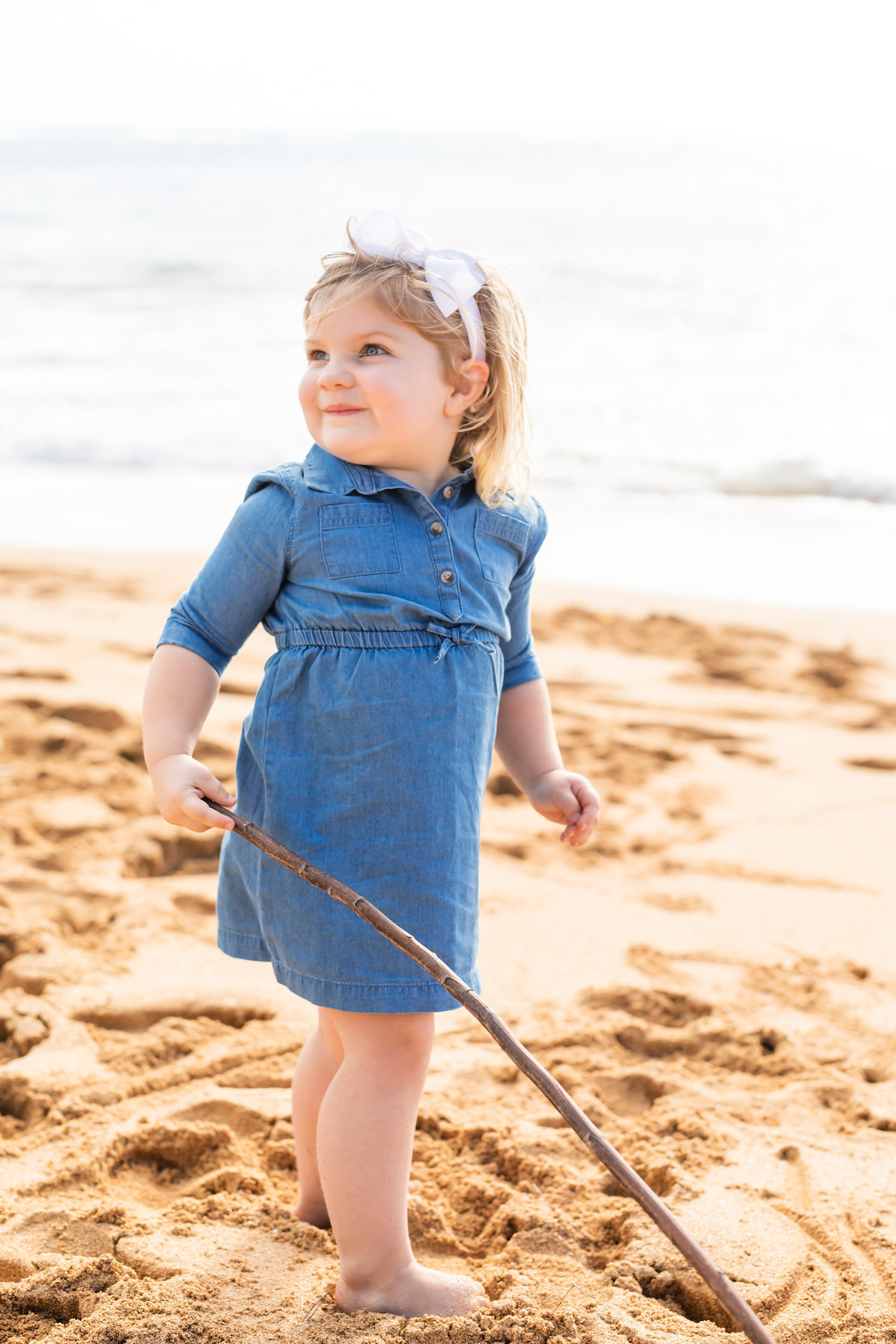 Kauai Family Portraits of Little Girl