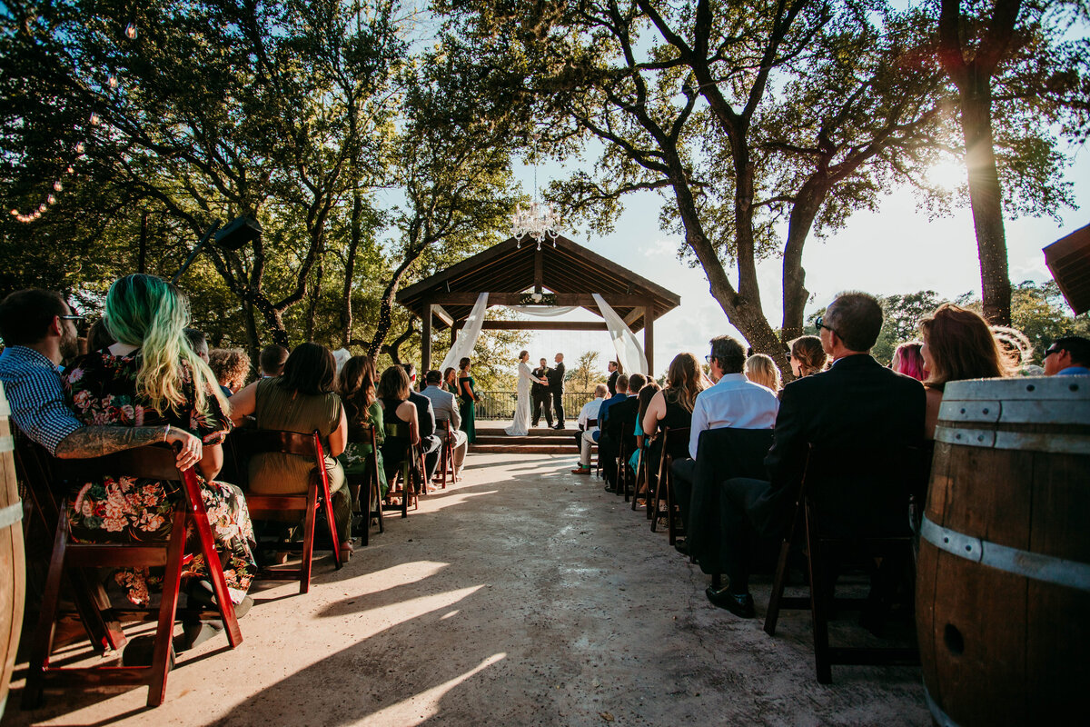 autumn wedding ceremony austin texas