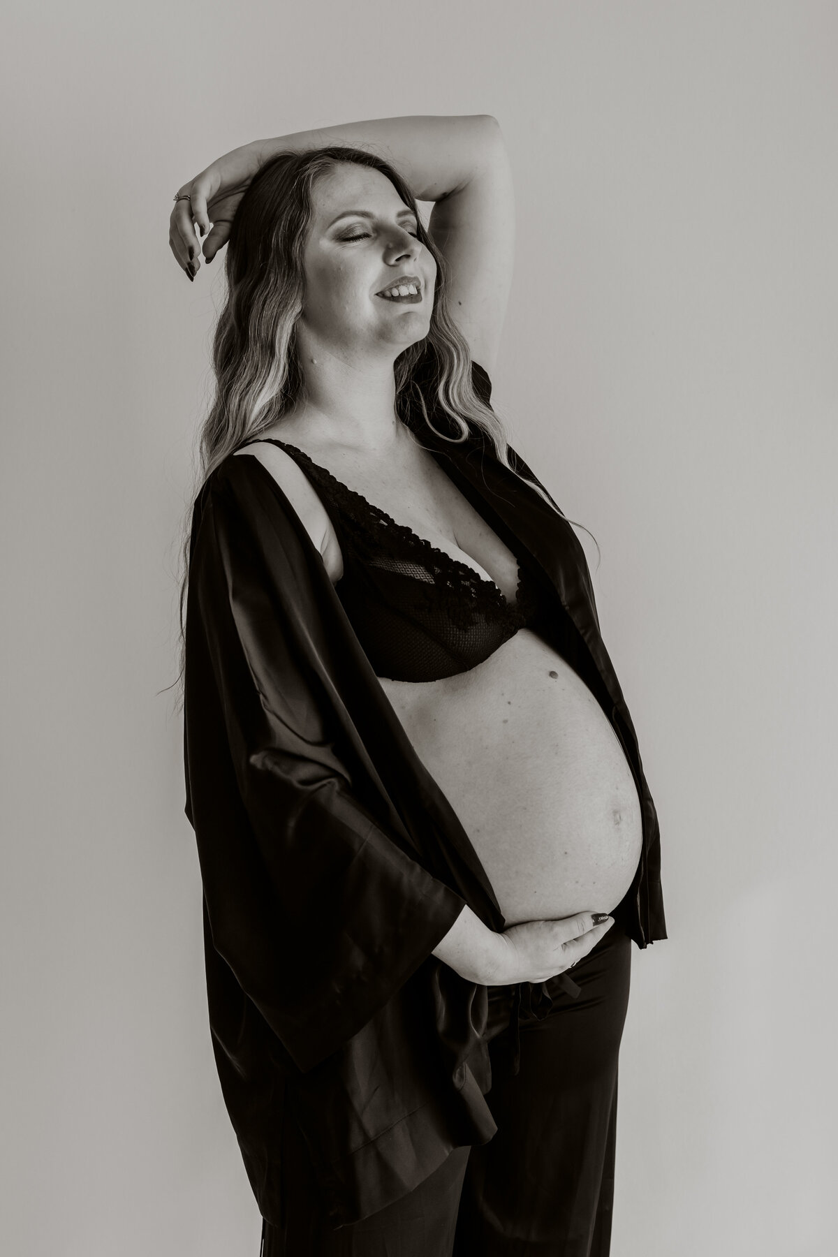 Zwangerschapsboudoir fotografie