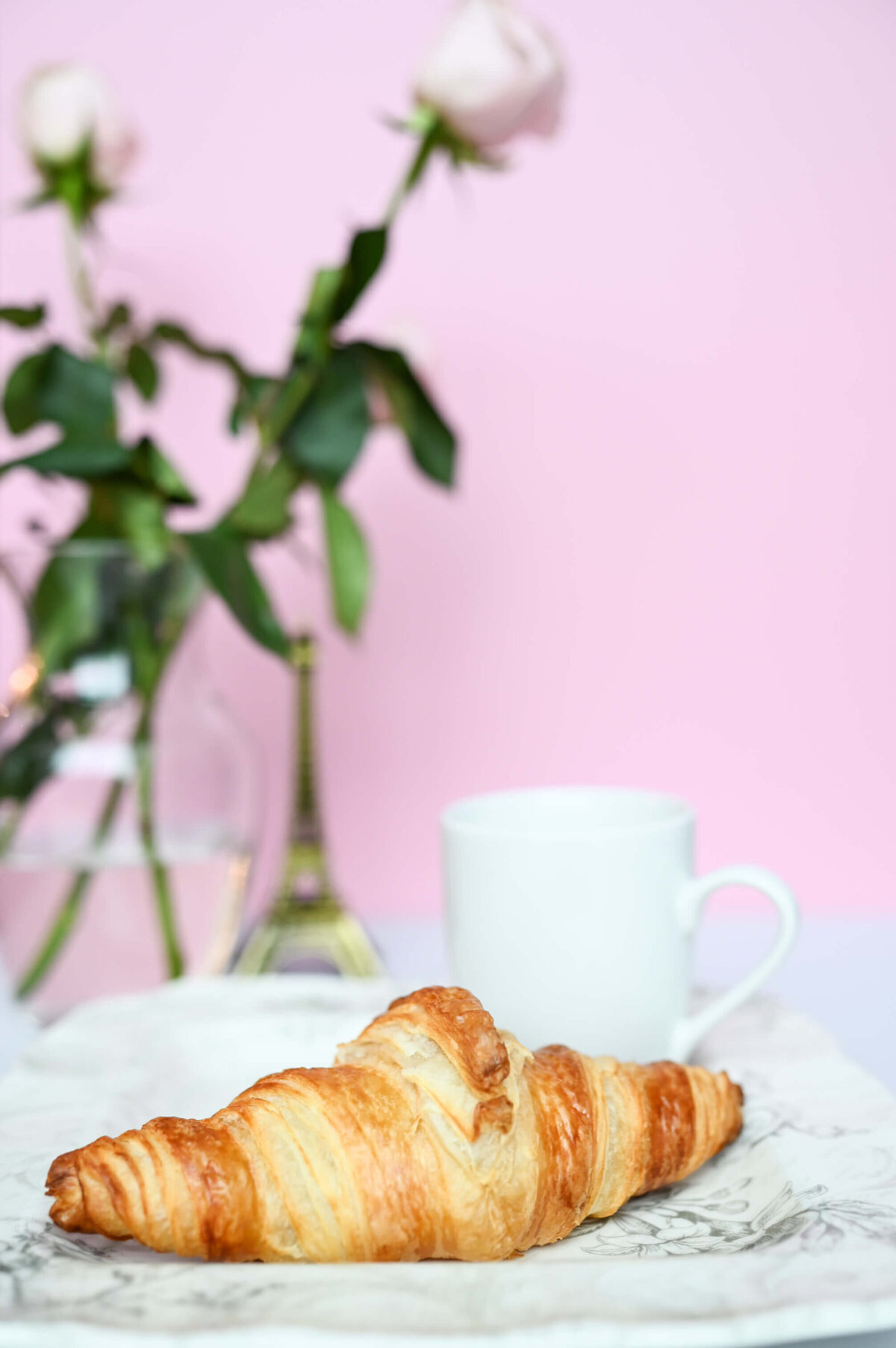 croissant on a plate