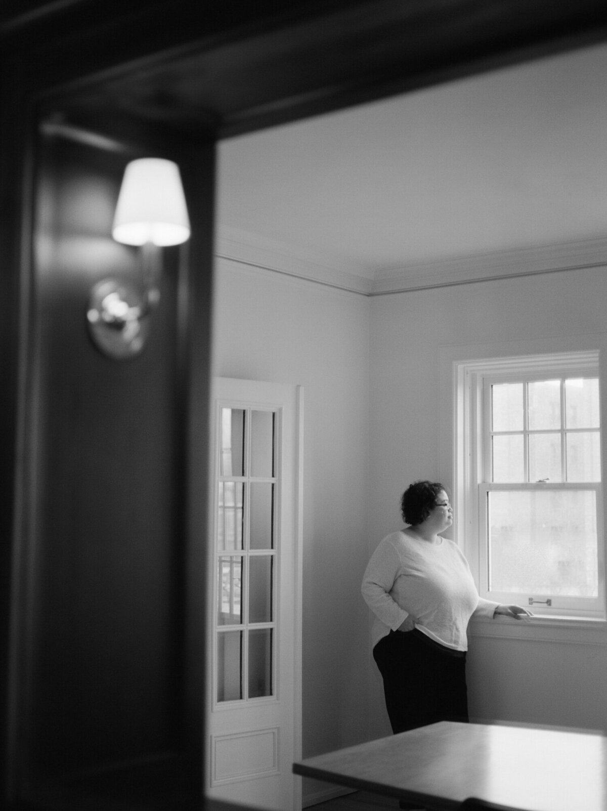 creative film brand photoshoot for December Oak web designer at ALEO Detroit