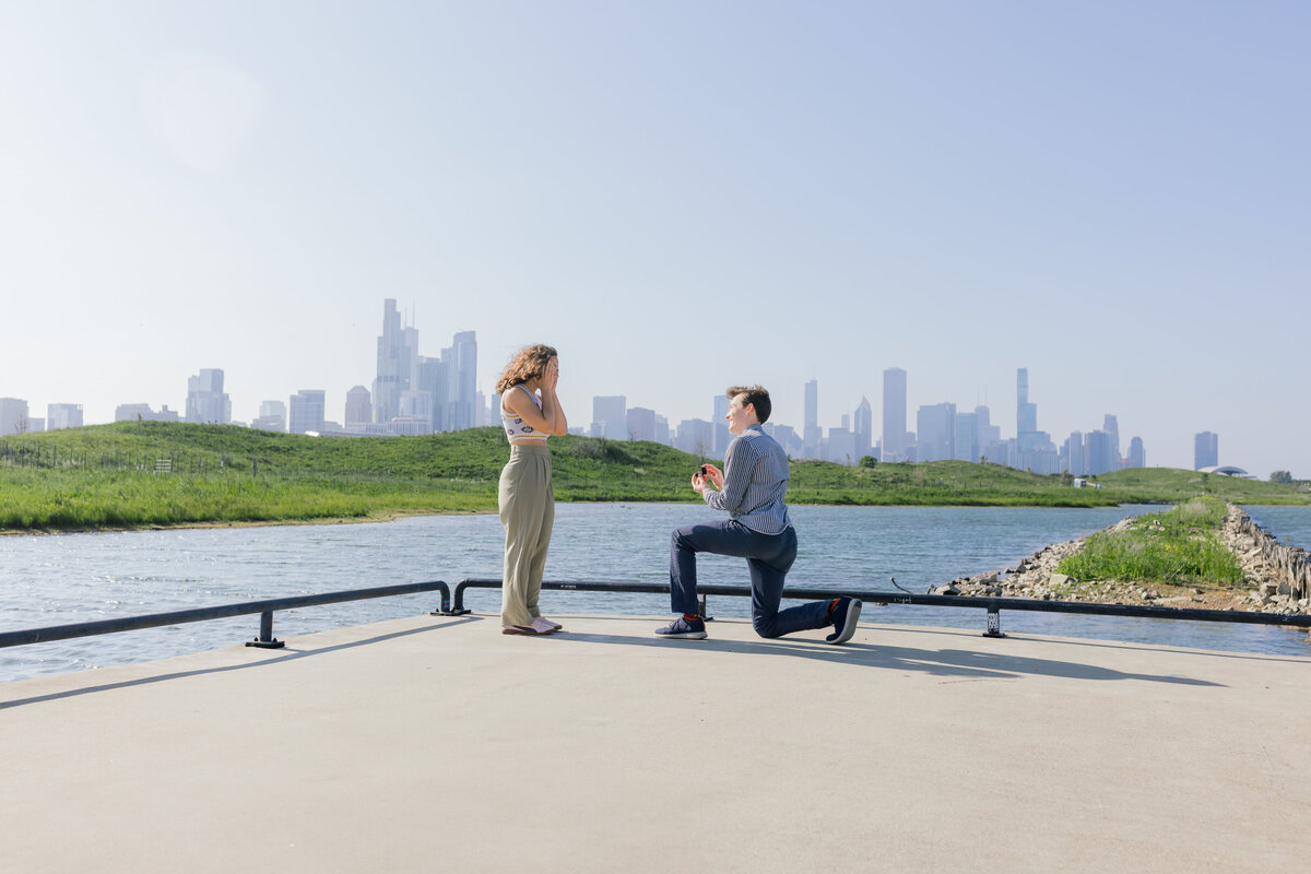 Northerly Island Engagement Photographer, Chicago & Miami Wedding Photographer