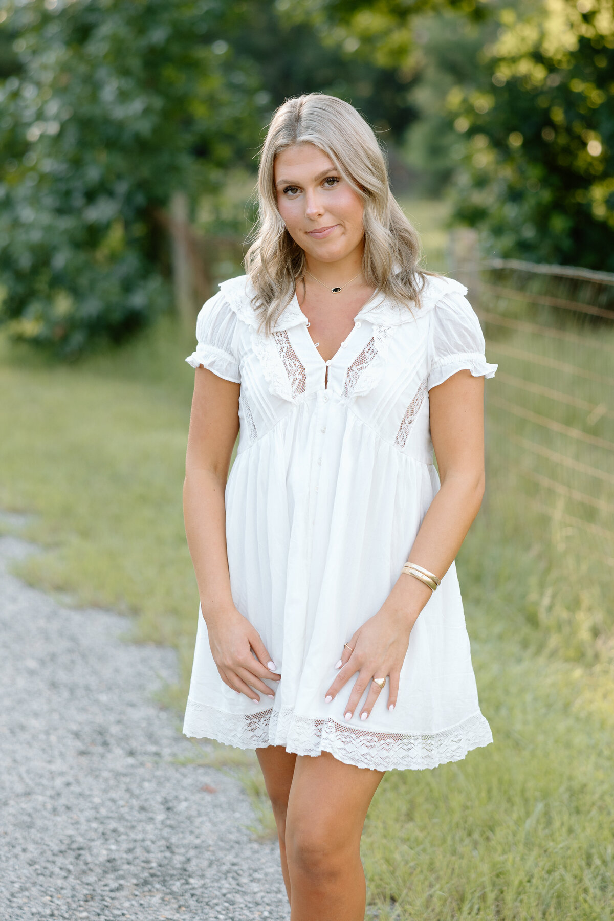 Senior photos at family property