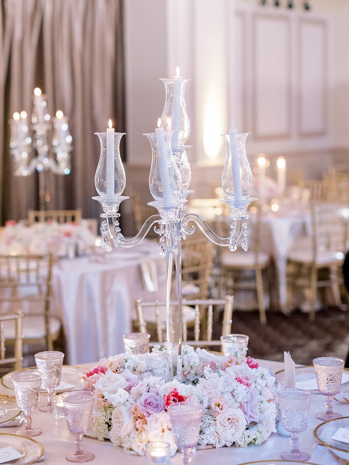 candelabra center piece