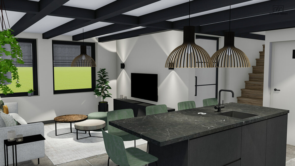 Interieurdesign Woerden, Interieurontwerpstudio Woerden, Interieurontwerper Woerden, Interior design Woerden, Interieurstudio Woerden, Interieur ontwerpen Woerden, Interieur ontwerp Woerden, Interieurinrichting Woerden, Interieurstylist Woerden, Badkamerontwerp Woerden, Badkamer Woerden, Zwarte kranen, Zwart toilet, toilet, Keukeneiland Woerden, PVC vloer Woerden, Washok ontwerp Woerden, Slaapkamer ontwerp, kantoorontwerp, beton cire wand Woerden, Ligbad Woerden,