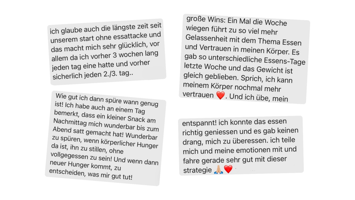 Kunden Feedback Hungry Hearts