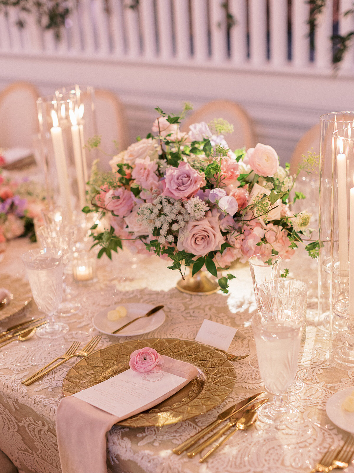 31 - Don Cesar Wedding Placesetting - Tampa Bay Wedding Planner