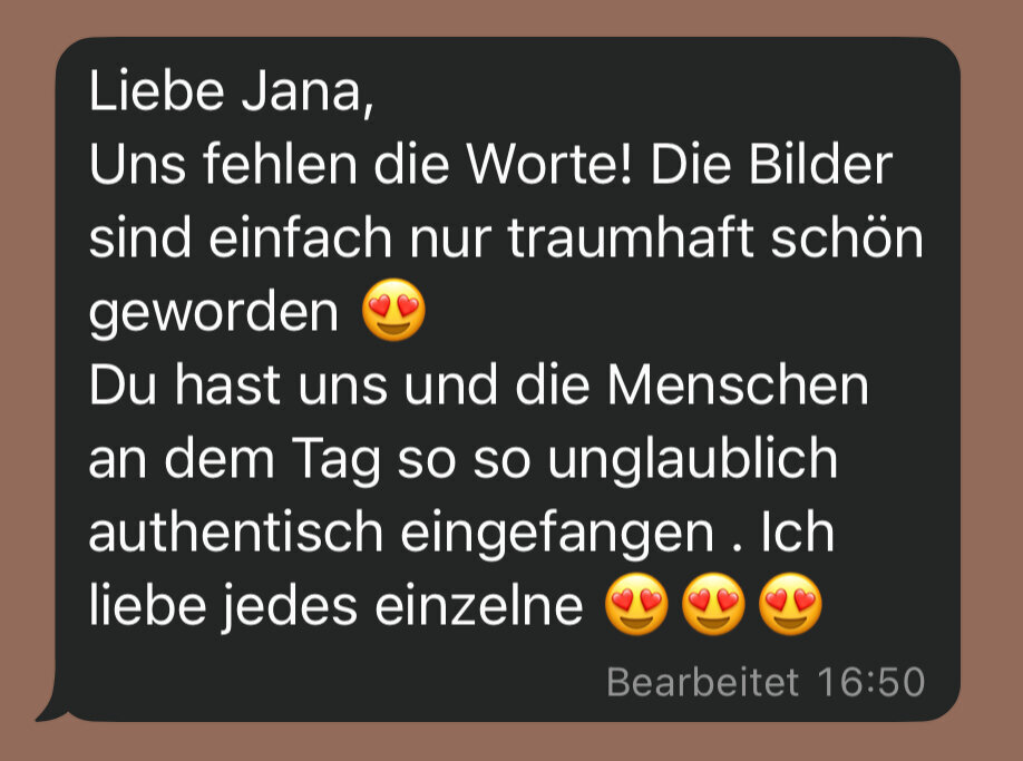 Jana Sauer Weddings Rezension
