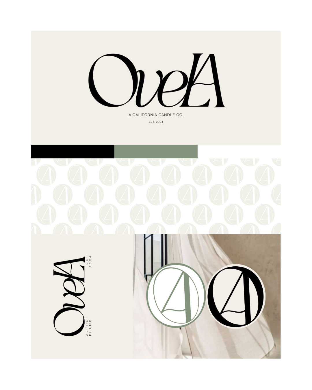 1 CANDLE VISUAL BRAND BOARD- ERIKA MARAM DESIGN STUDIO