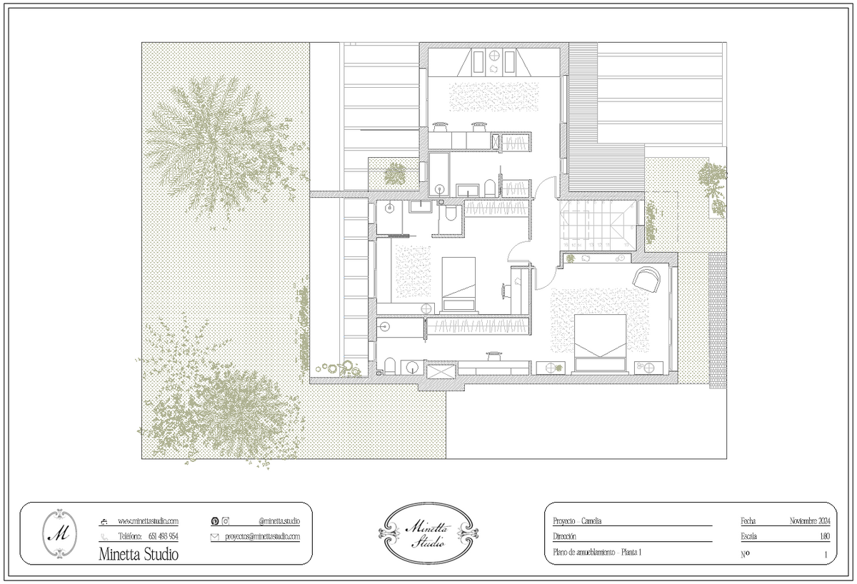 Plano amueblamiento planta 1