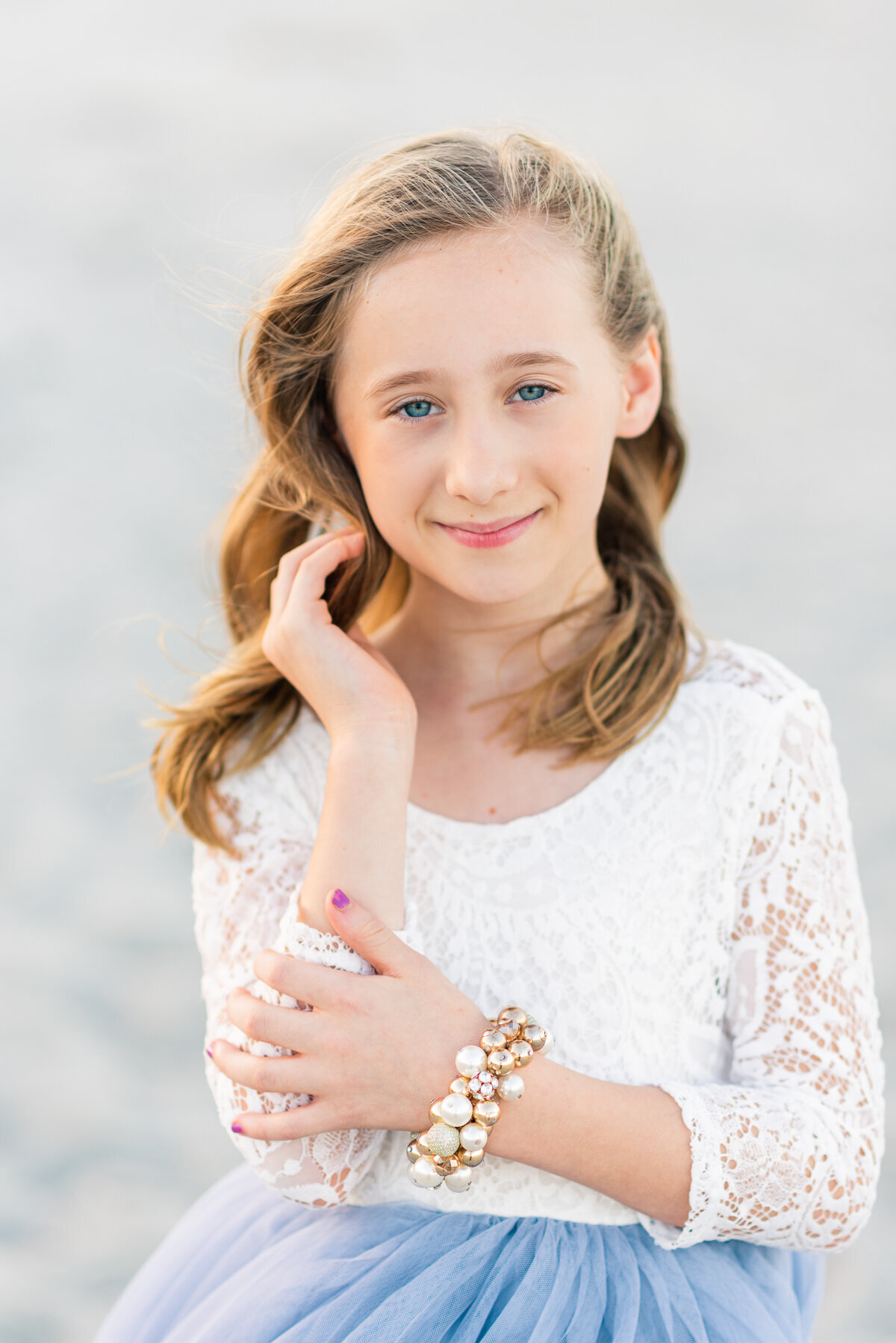 Jenna Beach Session Fashion Portrait | Lisa Marshall Photography