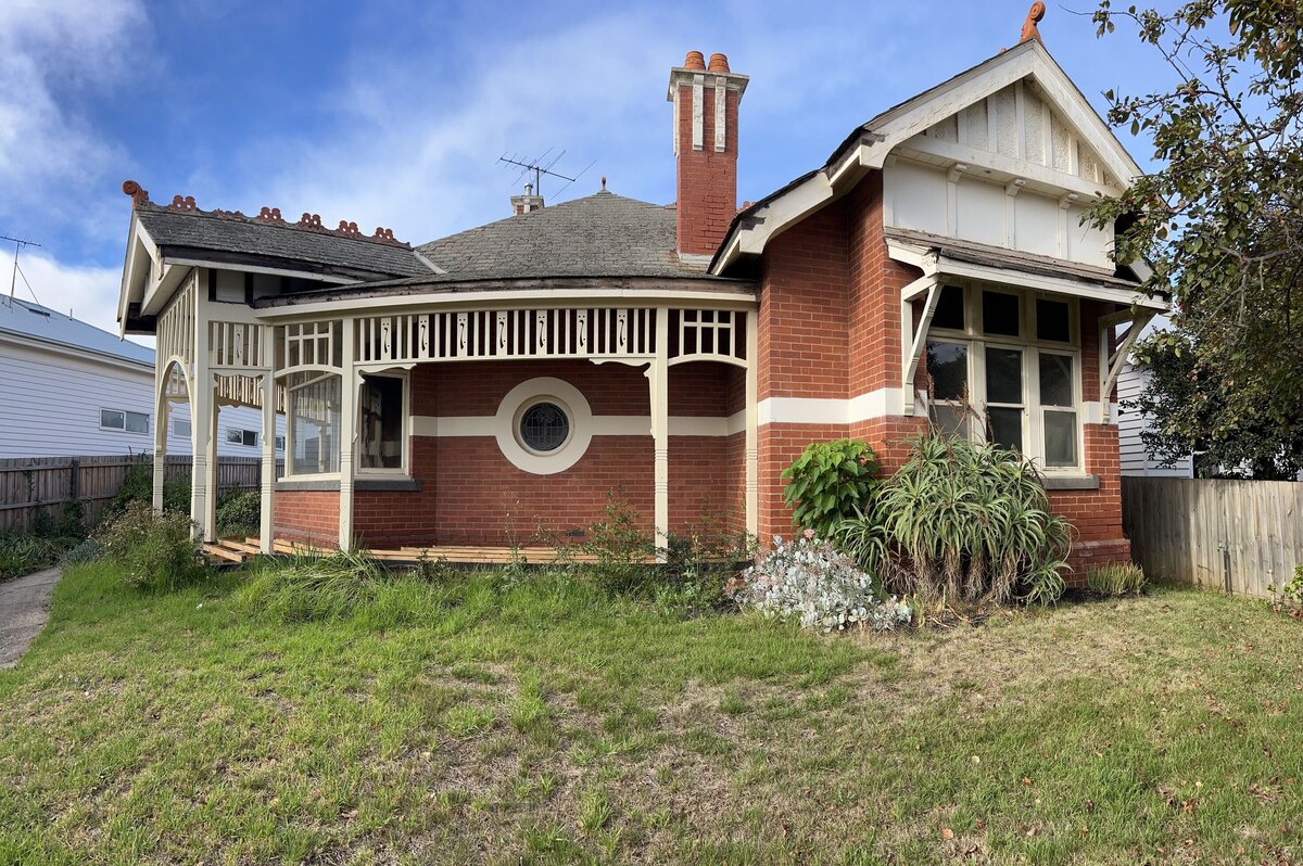 Federation home with beautiful wooden panels and architraves