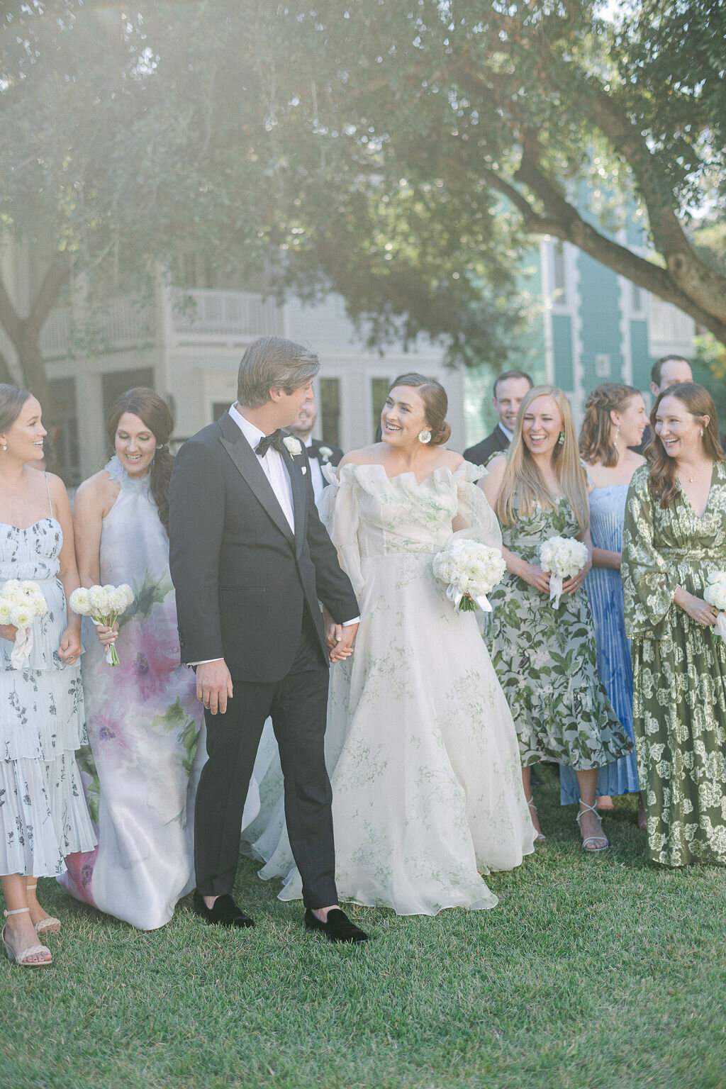 bridal-party.-floral-dresses