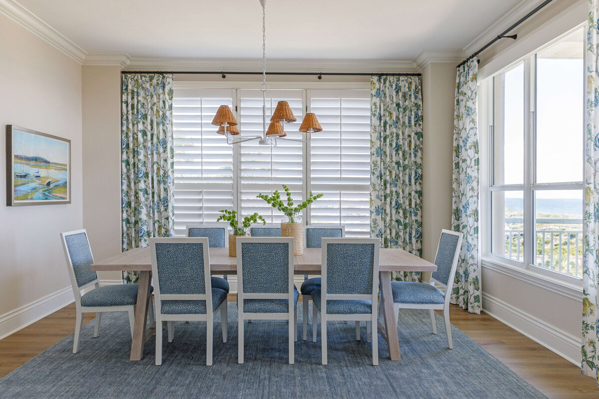 CarltonDunes Amelia Island Dining Room LolaInteriors