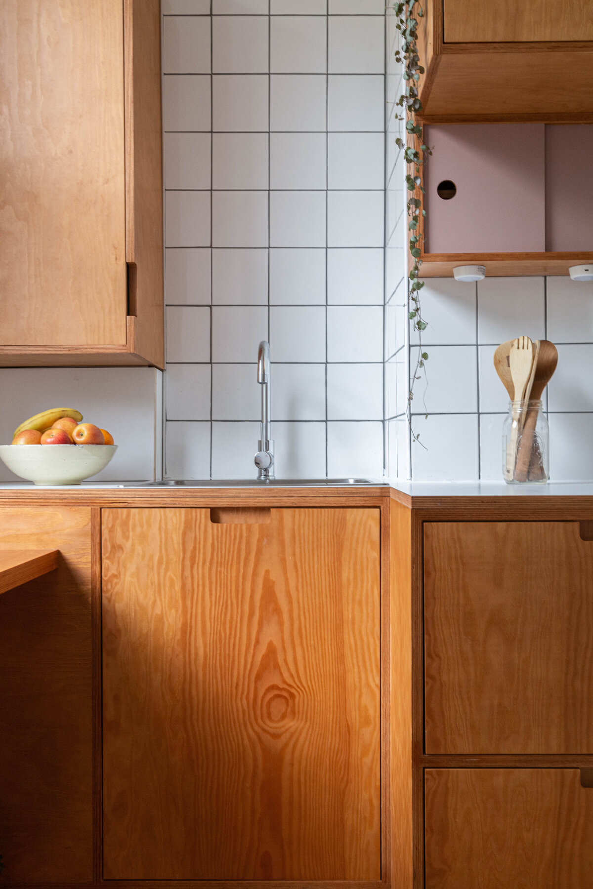 plywood kitchen front design