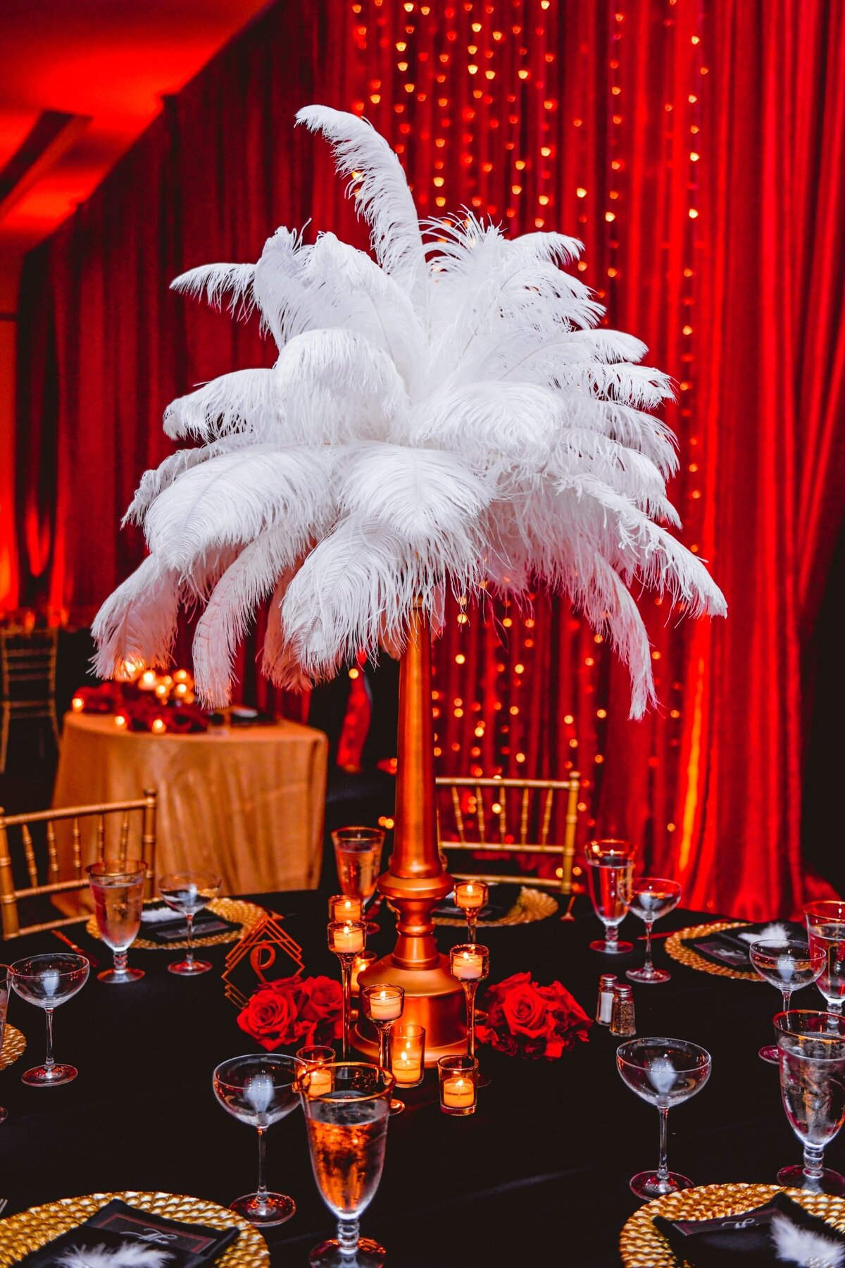 34 - Mahaffey Theater Wedding Reception Centerpiece - Tampa Bay Wedding Planner