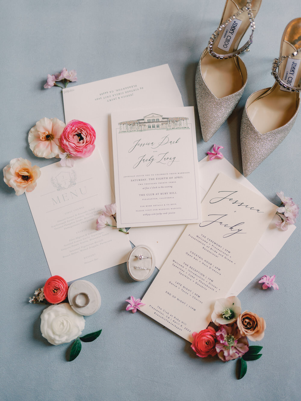 Luxury Wedding flat lay