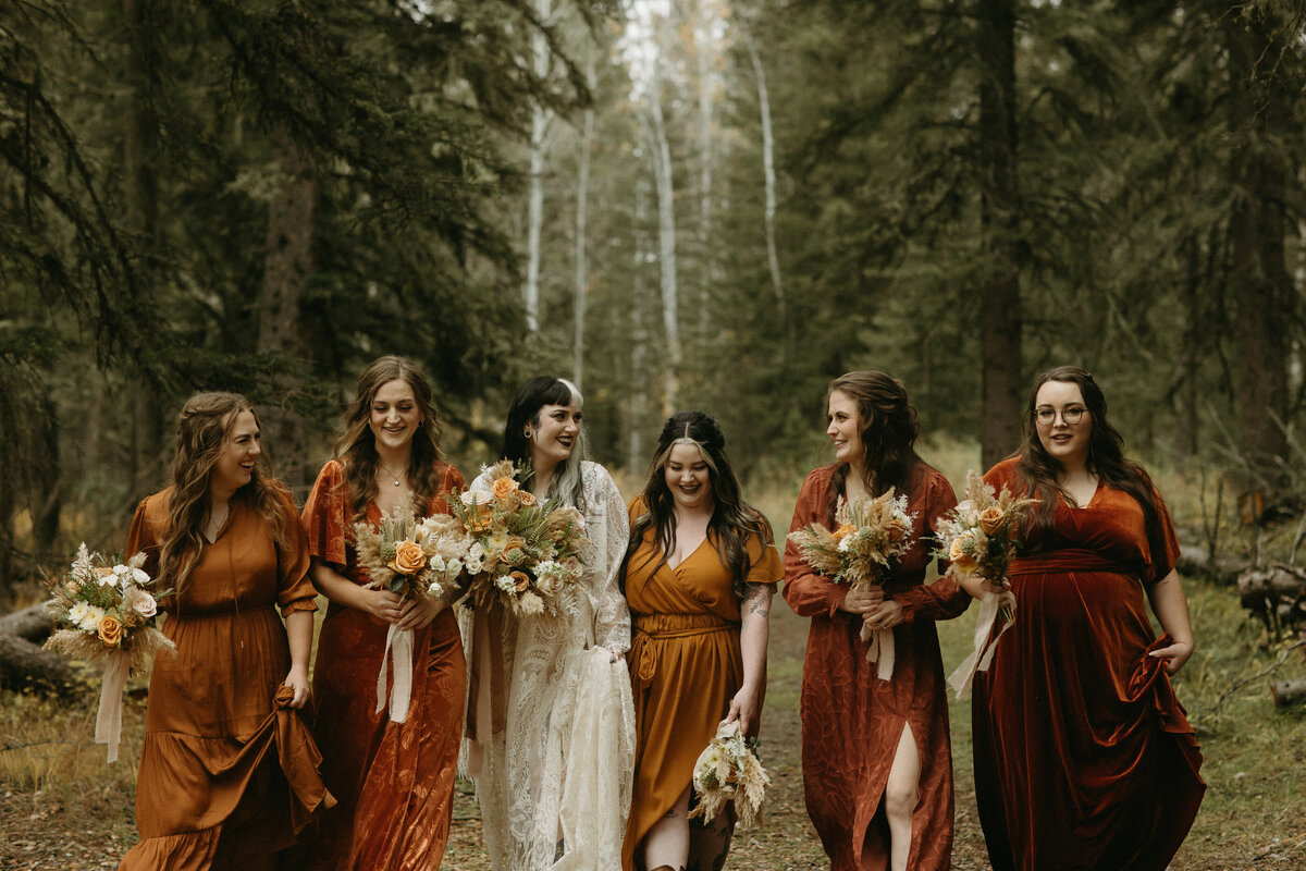 calgary wedding party photo