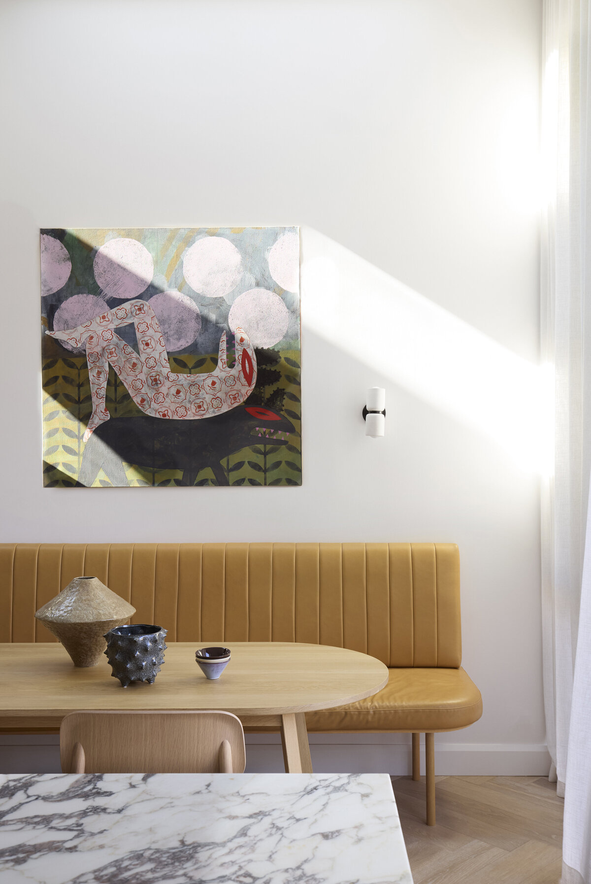 Sydney Inner West Interior Designer Banquette Art Curator