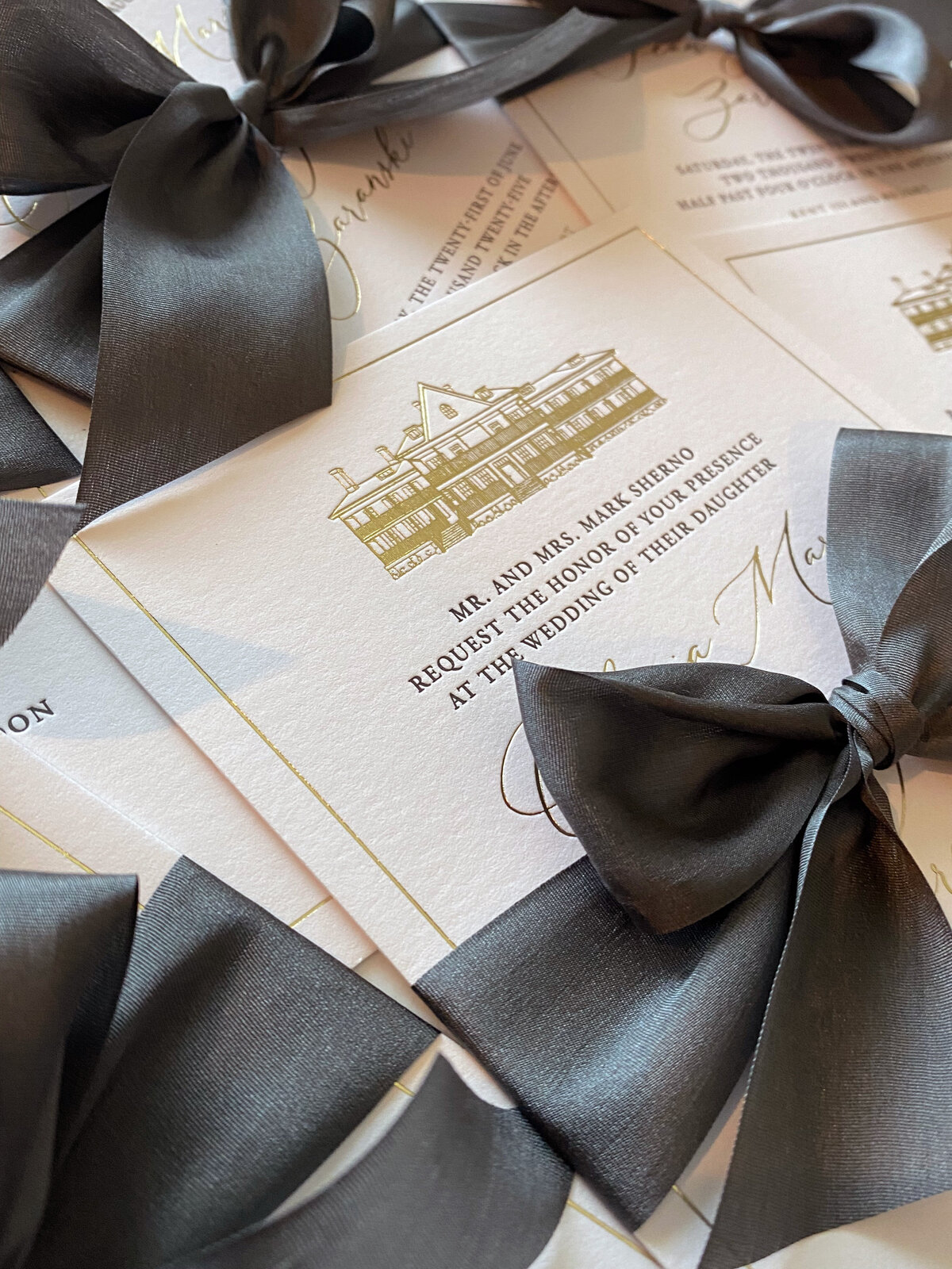 black-tie-gold-foil-venue-illustration-invitation-suite-turnage-and-watts