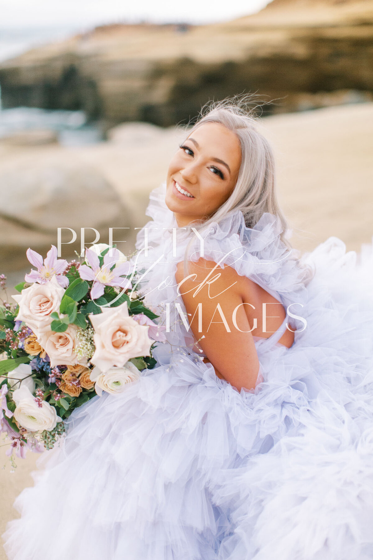 Pretty Stock Images - Lavender Cliffside Bridal Editorial-098