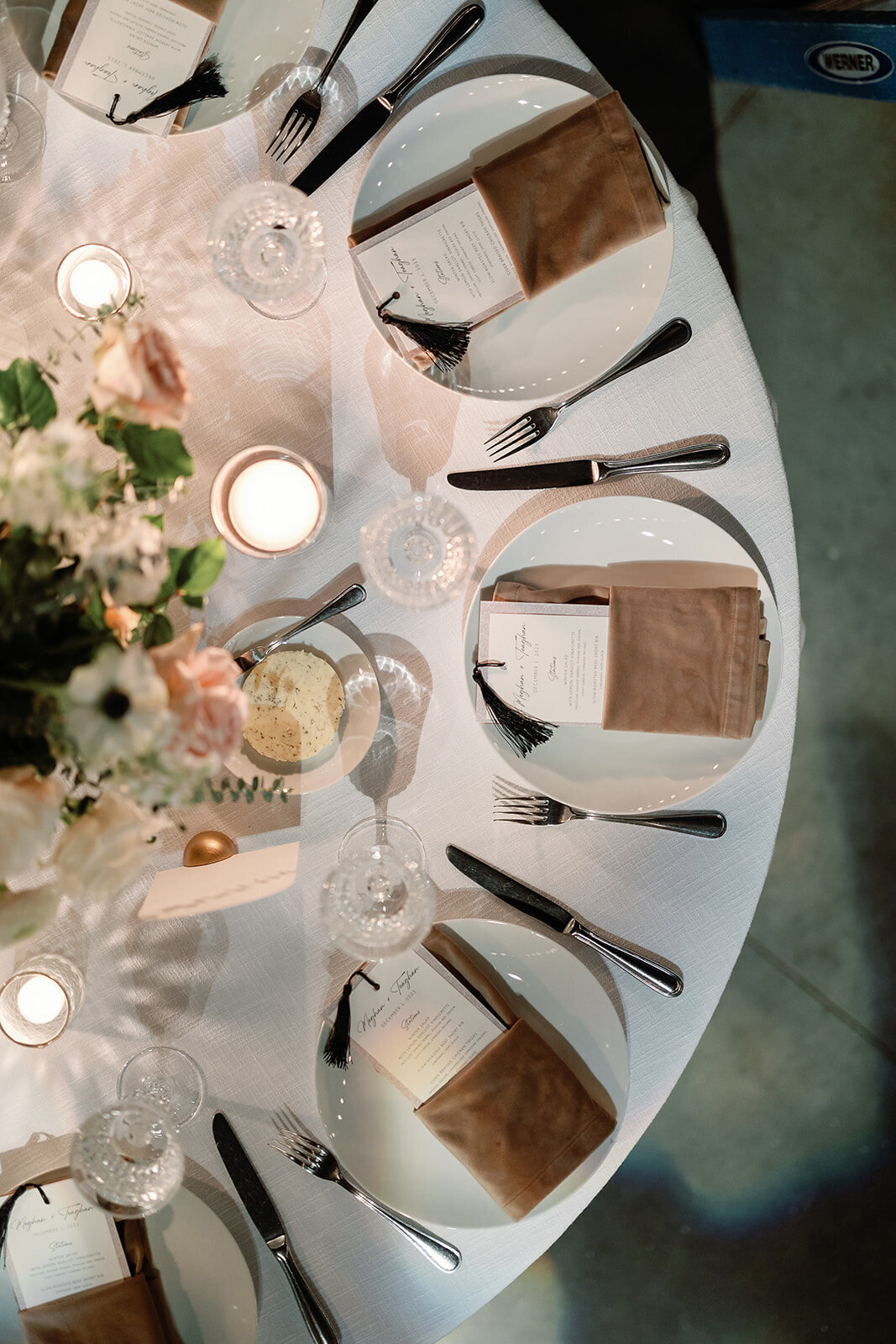 Kate-Murtaugh-Events-warehouse-wedding-planner-moody-place-setting