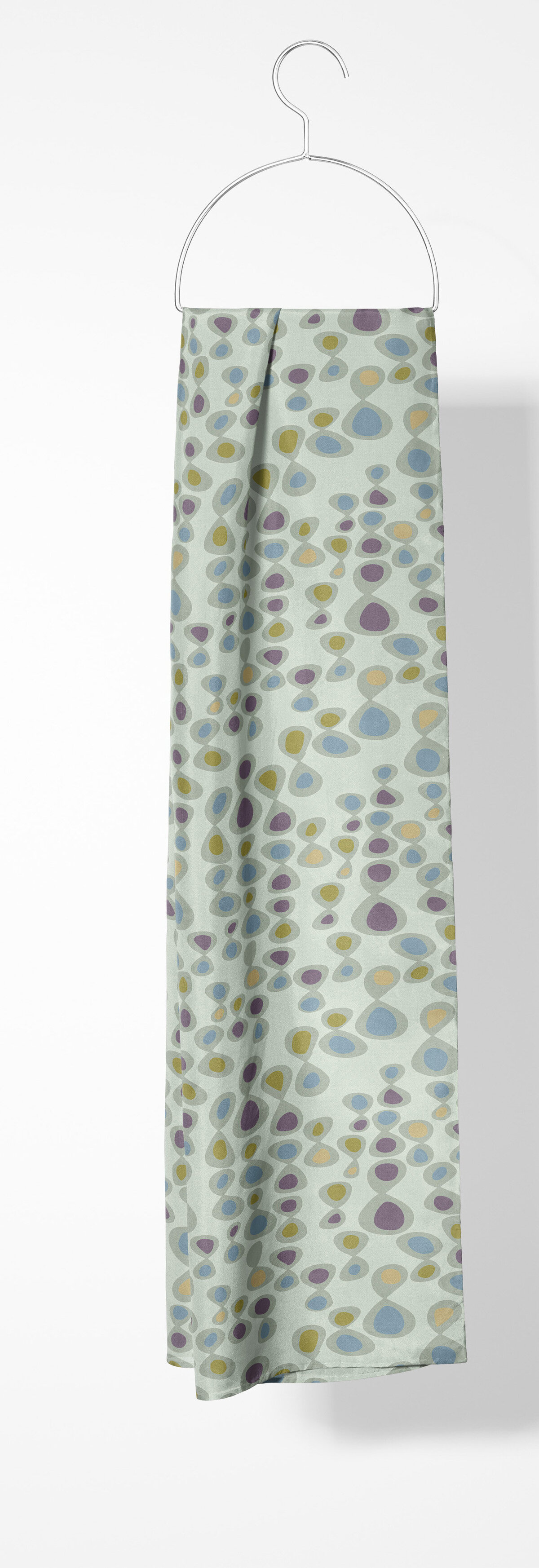 Silk Scarf on Hanger Mockup Moondrops