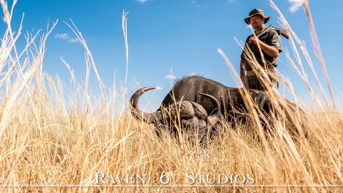 In the field hunting Cape Buffalo and the Big 5 with Raven 6 Studios and Omujeve Safaris