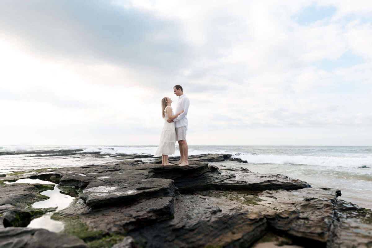 Tayla + Drew Dudley Beach Engagement Shoot Roam Ahead Weddings 2024-88