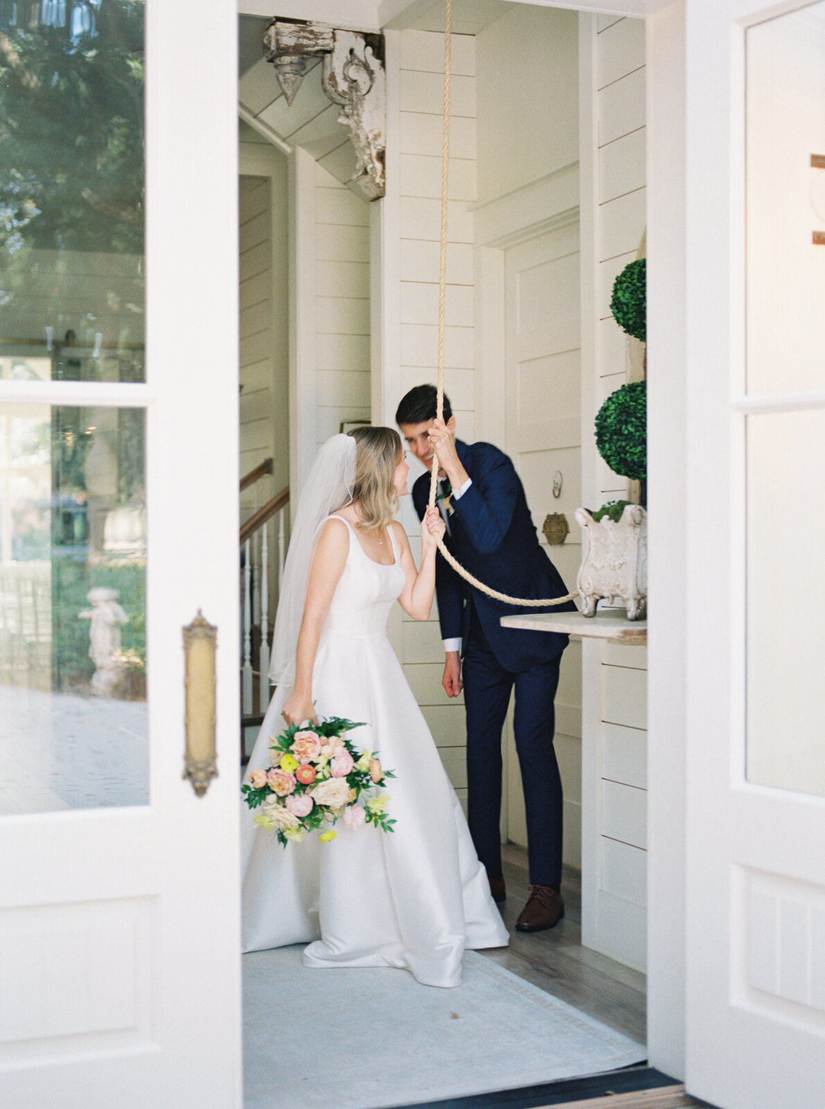 The French Farmhouse - Collinsville TX - Emily + Tommy - Film - Stephanie Michelle Photography - @stephaniemichellephotog-43