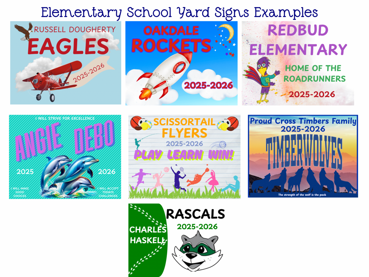 Simply Sign It is a yard greeting sign rental company servicing Edmond, NW OKC, Piedmont, and Deer Creek. Create a yard greeting sign for your home, organization, or school.